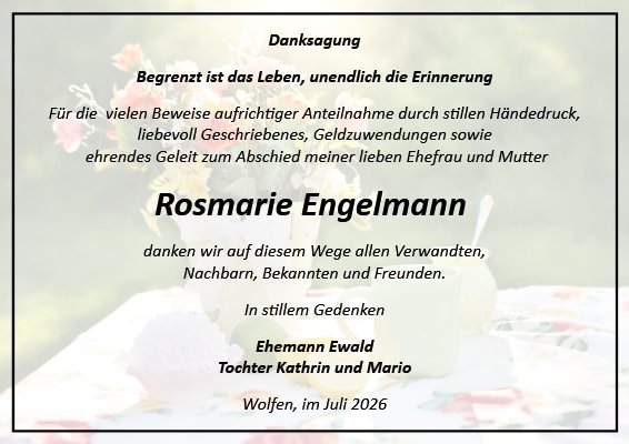 Rosmarie Engelmann