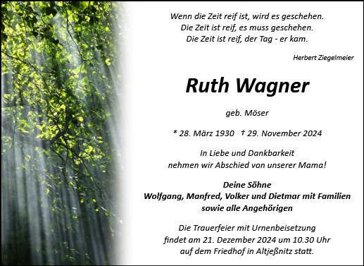 Ruth Wagner