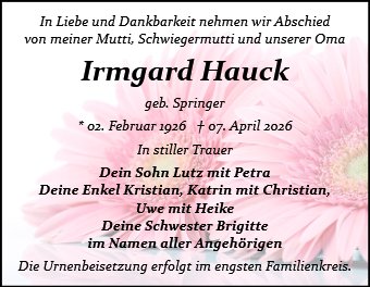 Irmgard Hauck