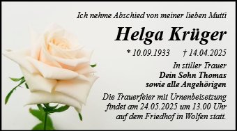 Helga Krüger