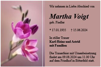 Martha Voigt