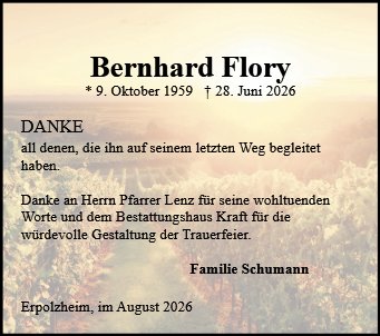 Bernhard Flory