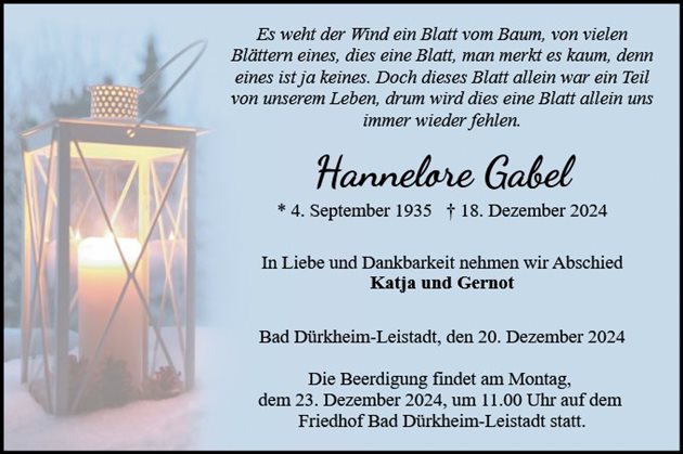 Hannelore Gabel