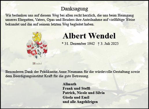 Albert Wendel 