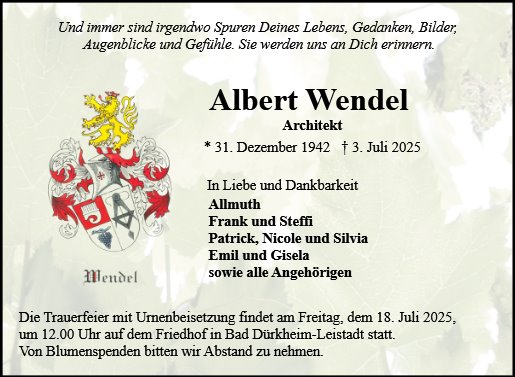 Albert Wendel 