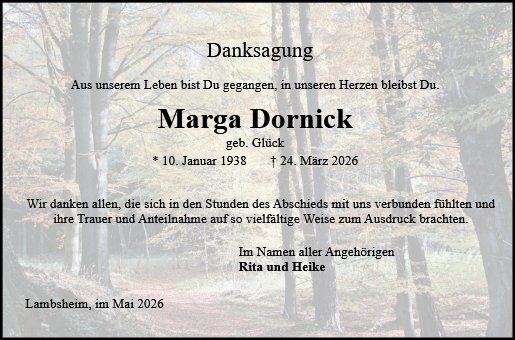 Margareta Dornick