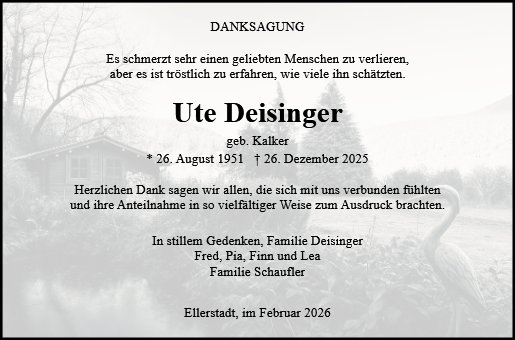 Ute Deisinger