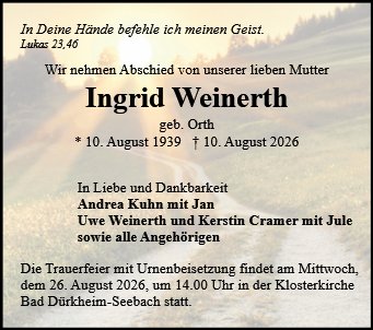 Ingrid Weinerth