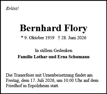 Bernhard Flory