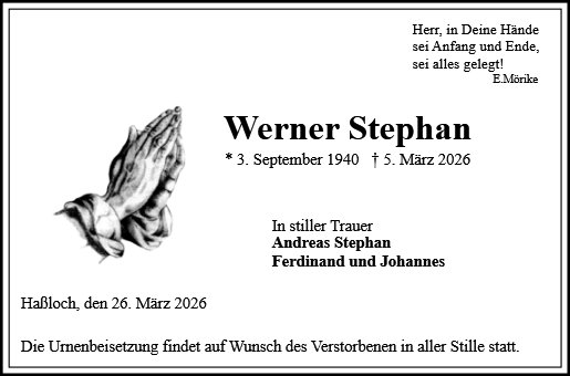 Werner Stephan