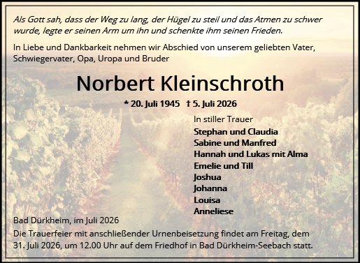 Norbert Kleinschroth