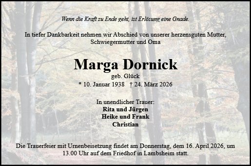 Margareta Dornick