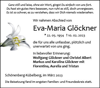 Eva-Maria Glöckner