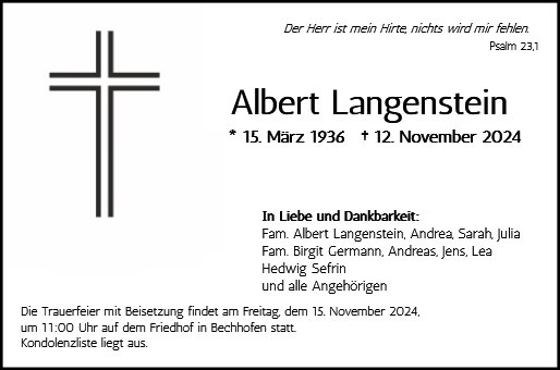 Albert Langenstein