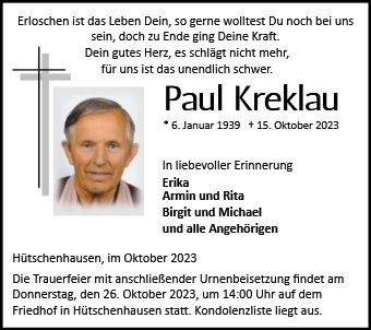 Paul Kreklau