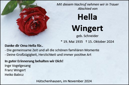 Hella Wingert 