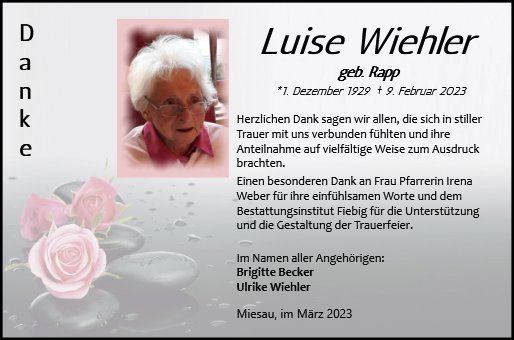 Luise Wiehler
