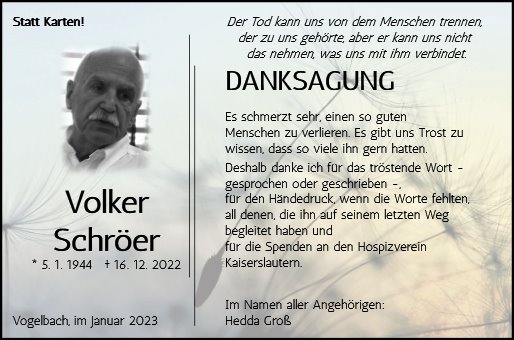 Volker Schröer