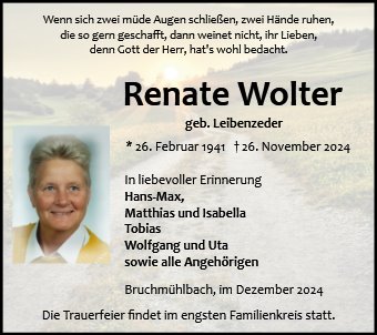 Renate Wolter