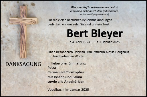 Bert Bleyer