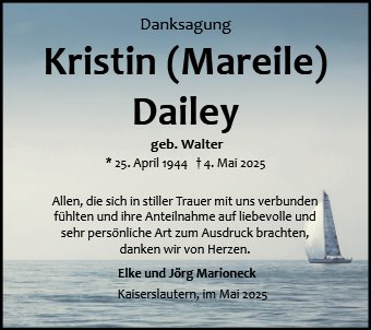 Mareile ( Kristin) Dailey