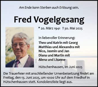 Fred Vogelgesang