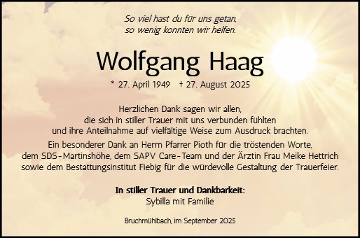 Wolfgang Haag