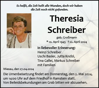 Theresia Schreiber