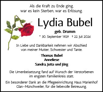 Lydia Bubel