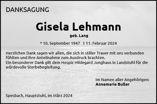 Gisela Lehmann 