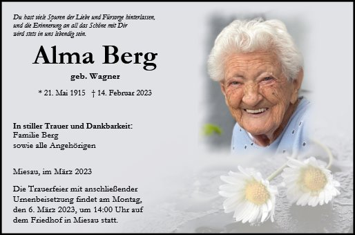 Alma Berg