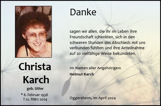 Christa Karch