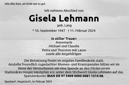 Gisela Lehmann 