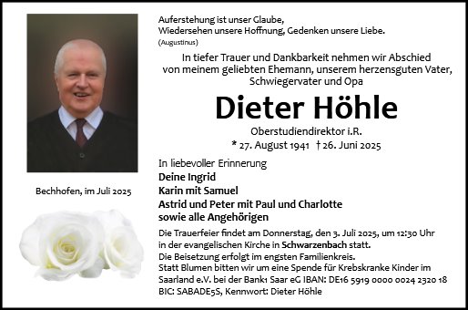 Dieter Höhle