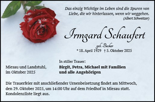 Irmgard Schaufert