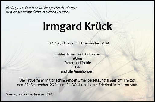 Irmgard Krück