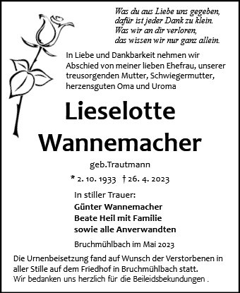 Lieselotte Wannemacher