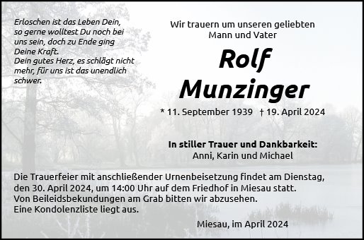 Rolf Munzinger