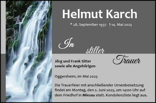 Helmut Karch 