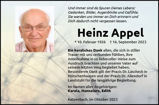 Heinz Appel