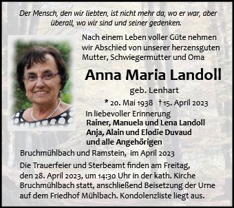 Anna Maria Landoll
