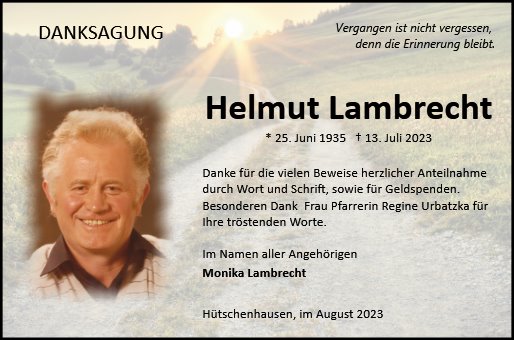 Helmut Lambrecht