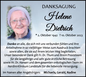 Helene Dietrich