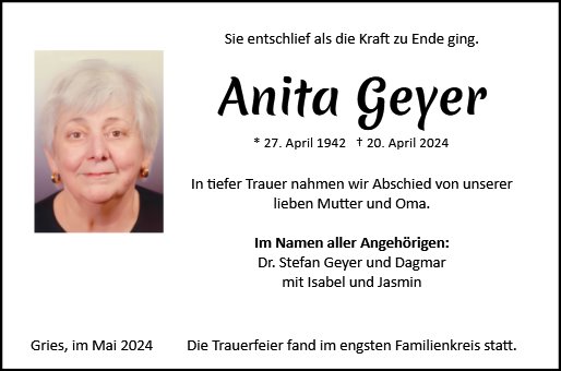 Anita Geyer