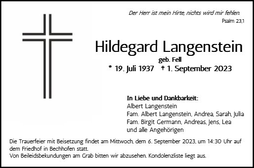 Hildegard Langenstein