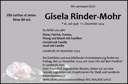 Gisela Rinder-Mohr