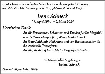Irene Schneck