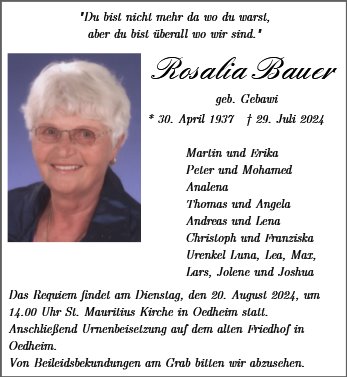 Rosalia Bauer