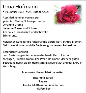 Irma Hofmann