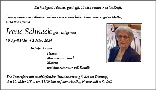 Irene Schneck